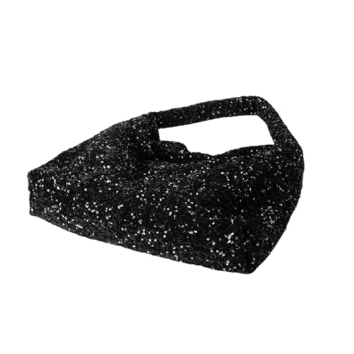 MLWSKERTY Elegante Frauen Glitzer Umhängetasche Geräumige Achselstaschen Pailletten Handtasche Für Einkaufsfeiern Und Arbeit Trendige Pailletten Geldbörse von MLWSKERTY