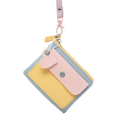MLWSKERTY Frauen Mit Mehrzweck PU Lederwechsel Für Die Tägliche Verwendung Von Kontrastmünzenhaltertasche Eleganter Brieftaschen Schlüsselhaltertasche von MLWSKERTY