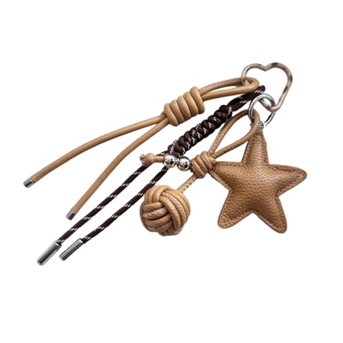 MLWSKERTY Leichtes Lederstar Charme Stylish Bag Accessoire Perfekt Zum Verbesserung Von Taschen Während Pendler Oder Reisen von MLWSKERTY