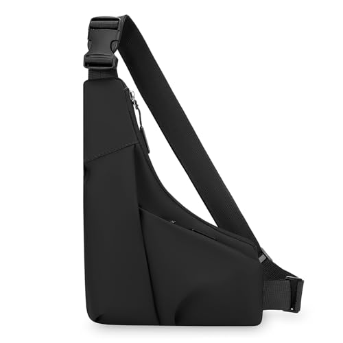 MANN EIGENSCHAFT STAND VERITIGTE GETRIEBEN CROSSBODY SABE Multifunktionelle Brustpacks Casual Messengers Zum Fahrrad Mit Einem Kleinen Crossbody Mit Verstellbarem Gurtpaket Multifunktional von MLWSKERTY
