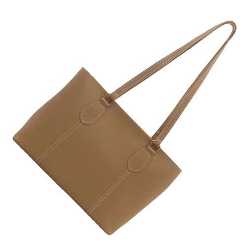 MLWSKERTY Retro Umhängetasche Für Frauen Handtasche Mit Geräumigem Innenraum PU Leder Achselhalterbeutel Casual Top Geldbeutel Umhängetasche von MLWSKERTY