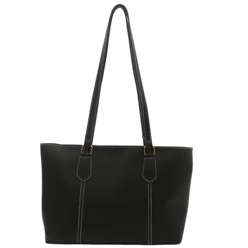 MLWSKERTY Retro Umhängetasche Für Frauen Handtasche Mit Geräumigem Innenraum PU Leder Achselhalterbeutel Casual Top Geldbeutel Umhängetasche von MLWSKERTY