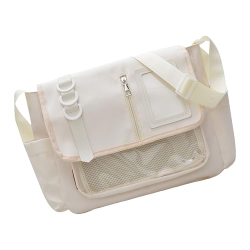 MLWSKERTY Stilvolle Umhängetasche Japanische Stile Crossbody Schöne Itabag School Casual Boten Für Pin Display Japanische Stile Crossbody Itabag Schöne Schulter Für Mädchen von MLWSKERTY