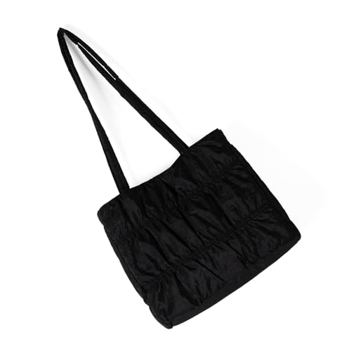 MLWSKERTY Stylish Achselbeutel Für Frauen Große Kapazität Umhängetasche Falten Handtasche Einkaufen Einfacher Unterarm Pendeln Frauen Schulter Großer Kapazität Achselfalt Faltenhandtasche Einfacher von MLWSKERTY