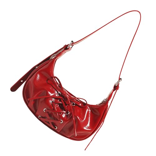 MLWSKERTY Umhängetaschen Für Frauen Geldbeutel Schulter Crossbody Bag Trendy Leder Handtasche Elegante Handtasche Sättel Geschenke Trendy Unterarmtasche von MLWSKERTY