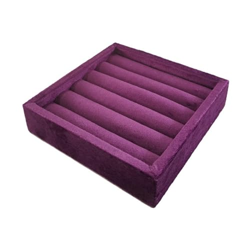 MLWSKERTY Velvets Schmuck Tablett Für Ringe Kleines Zubehör Speicherlösung Schmuckstücke Showcase Accessoire Für Frauen von MLWSKERTY