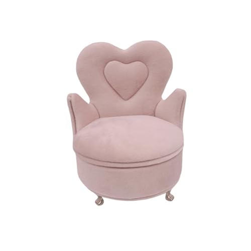 MLWSKERTY Weiche Plüschschmuck Display Rack Kleine Aufbewahrungsbox Sofa Form Hülle Perfekt Für Mädchen Sammlung Display Box von MLWSKERTY