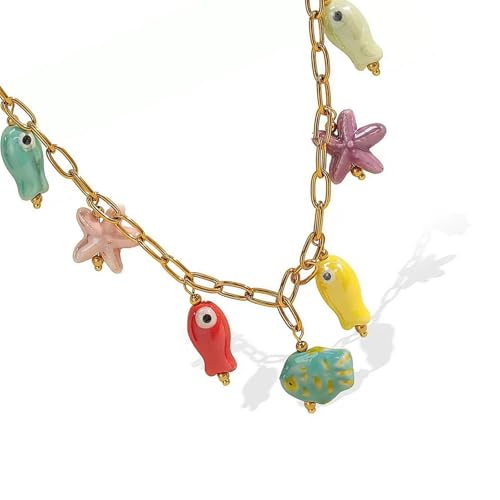 Mode Oceanics Styles Schmuckzubehör Mit Handwerk Fisch Und Entwirft Eine Verstellbare Kette Täglicher Kleidung Halskette Mode Oceanics Styles Schmuckzubehör Mit Handwerk Fisch Und Entwirft Eine Verstellbare Kette Täglicher Kleidung Halskette von MLWSKERTY
