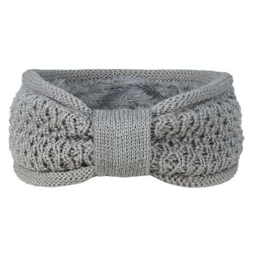Ohrschützer Kopfbedeckungsstirnband Ästhetischer Bogenknoten Warm Und Trendy Für Kaltes Wetter Radfahren Laufende Sport Frauen Ohrwärmer Stirnband von MLWSKERTY