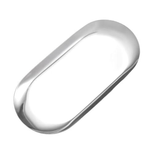 Ovale Kosmetikschalen Edelstahl Dekorative Für Ringe Display Badezimmer Organisation Nägel Kunstzubehör Stapelbare Kosmetikwerkzeug Organizer Box von MLWSKERTY