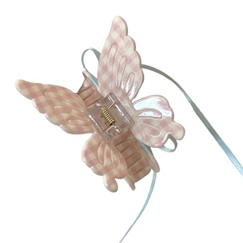 Ribbon Bowtie Haarklaue Für Mädchen Blumen Haare Clip Kiefer Clip Nicht Klimaanlage Ponytailhalter Haare Grip Frauen Haarschmuck von MLWSKERTY