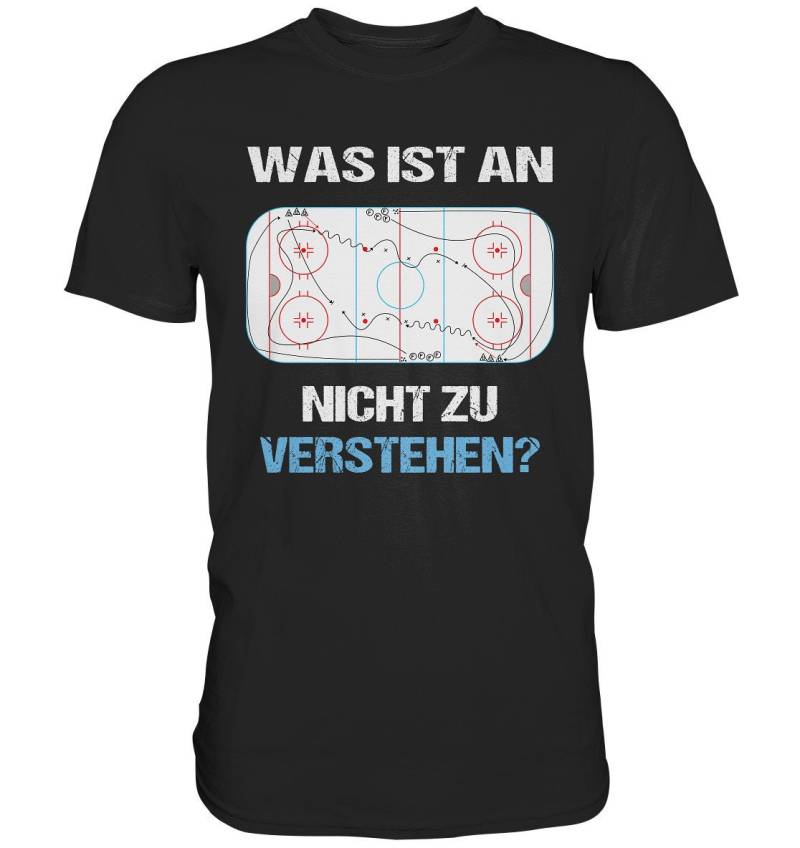 Lustiges Was Ist Denn An Nicht Zu Verstehen Eishockey Hockey Spielfeld Spruch Design - Vatertag Muttertag von MLarkShirtDesign