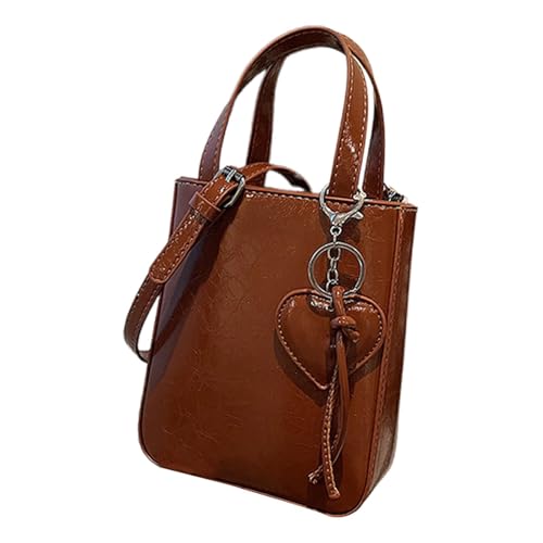 MLqkpwy Kleine Eimertasche, Handtasche, Eimer | Tragbarer Handtascheneimer aus Polyurethan, lässige Tragetasche, Mehrzweck-Schultertasche mit verstellbarem Gurt für Damen und Mädchen, Se von MLqkpwy