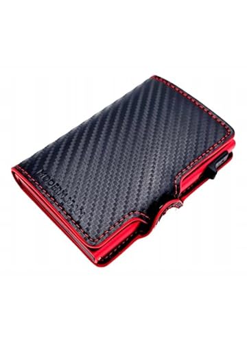 MM Fashion Kartenetui mit RFID Blocking System & Auswurfmechanismus – Geldbeutel für Herren aus Aluminium – Geldbörse klein, Aber geräumig – Portemonnaie mit Banknotenfach von MM FASHION MODERN MAN FASHION