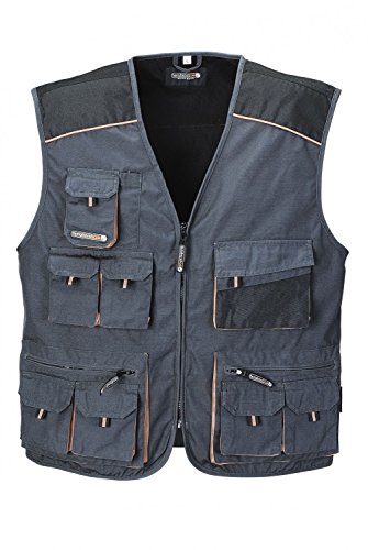 Terratrend Job Größe 52 Herren Weste – Dunkelgrau/Schwarz von Terratrend Job