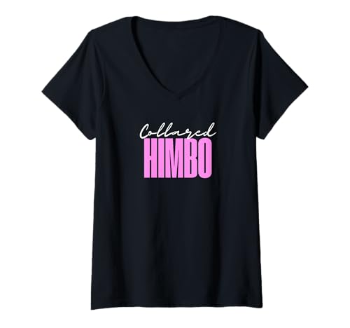 Damen Himbo mit Kragen T-Shirt mit V-Ausschnitt Damen Himbo mit Kragen T-Shirt mit V-Ausschnitt von MM Squad