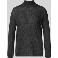 MM Comfort Fit Strickpullover mit Woll-Anteil Modell 'TENNA' in Anthrazit Melange, Größe M von MM