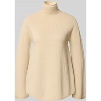 MM Regular Fit Strickpullover aus reiner Schurwolle Modell 'GROLLA' in Beige, Größe XL von MM