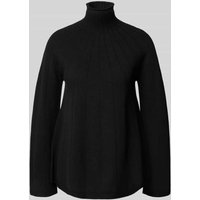 MM Regular Fit Strickpullover aus reiner Schurwolle Modell 'GROLLA' in Black, Größe XL von MM