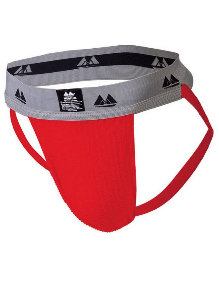 MM String MM Original Edition Jockstrap - Taillenband 5 cm/2'' - rot/grau von MM