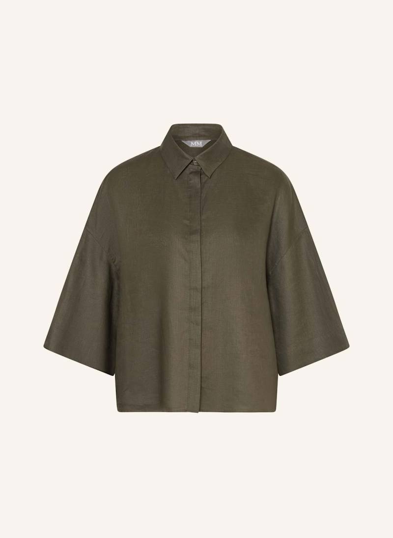 Mm By Max Mara Leinenbluse Mirano Mit 3/4-Arm gruen von MM by Max Mara
