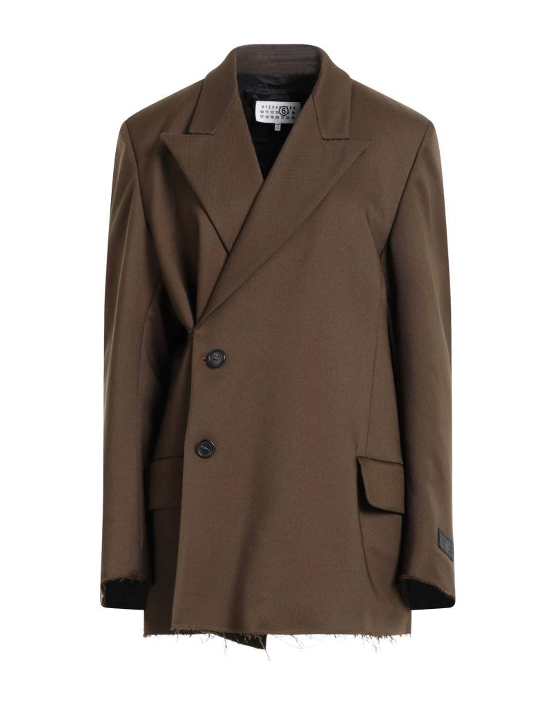 MM6 MAISON MARGIELA Blazer Damen Khaki von MM6 MAISON MARGIELA