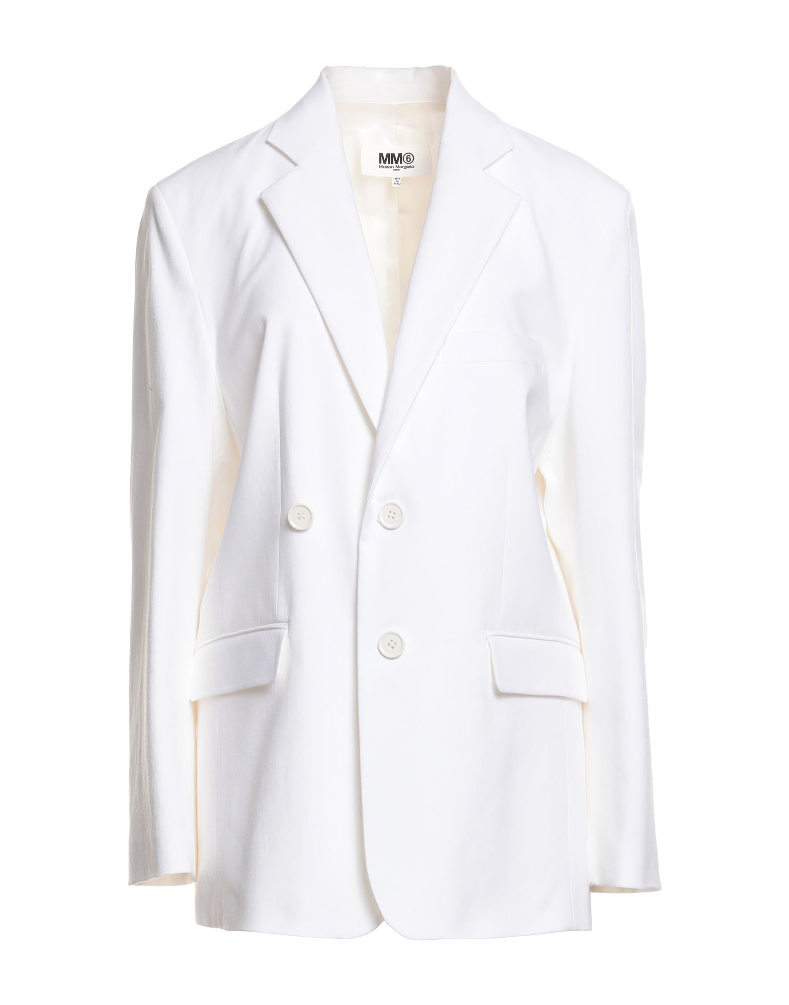 MM6 MAISON MARGIELA Blazer Damen Weiß MM6 MAISON MARGIELA Blazer Damen Weiß von MM6 MAISON MARGIELA