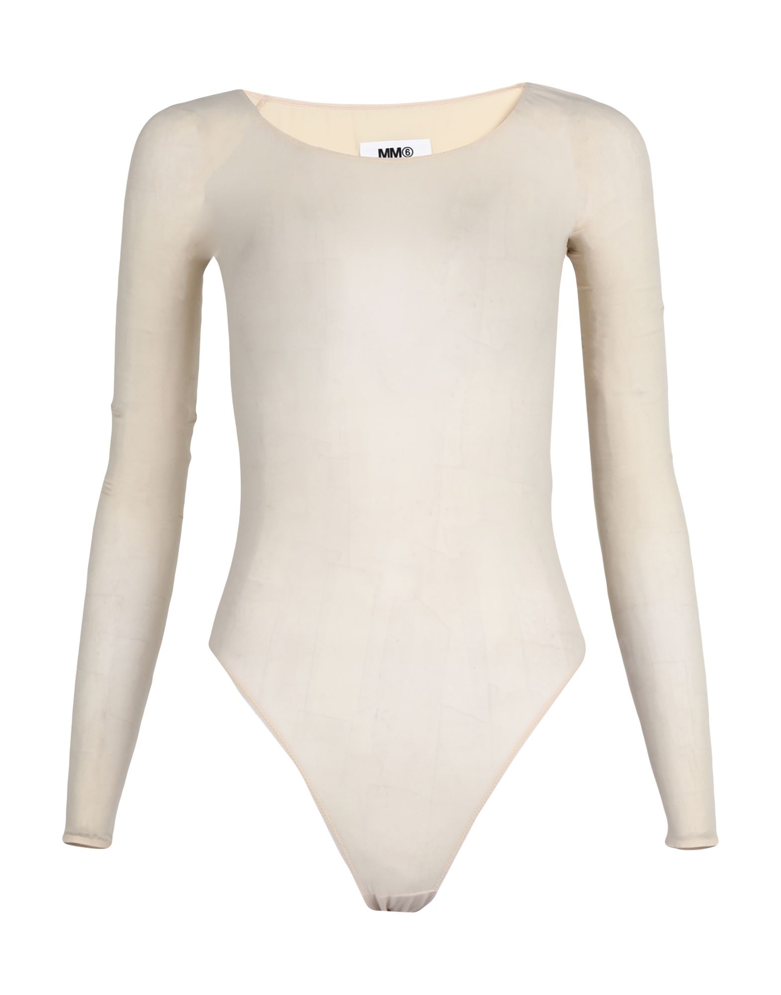 MM6 MAISON MARGIELA Bodysuit Damen Beige von MM6 MAISON MARGIELA