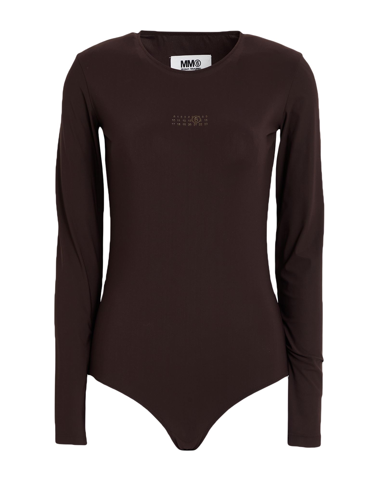MM6 MAISON MARGIELA Bodysuit Damen Dunkelbraun von MM6 MAISON MARGIELA