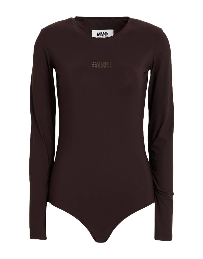 MM6 MAISON MARGIELA Bodysuit Damen Dunkelbraun von MM6 MAISON MARGIELA