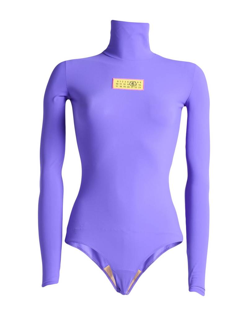 MM6 MAISON MARGIELA Bodysuit Damen Violett von MM6 MAISON MARGIELA