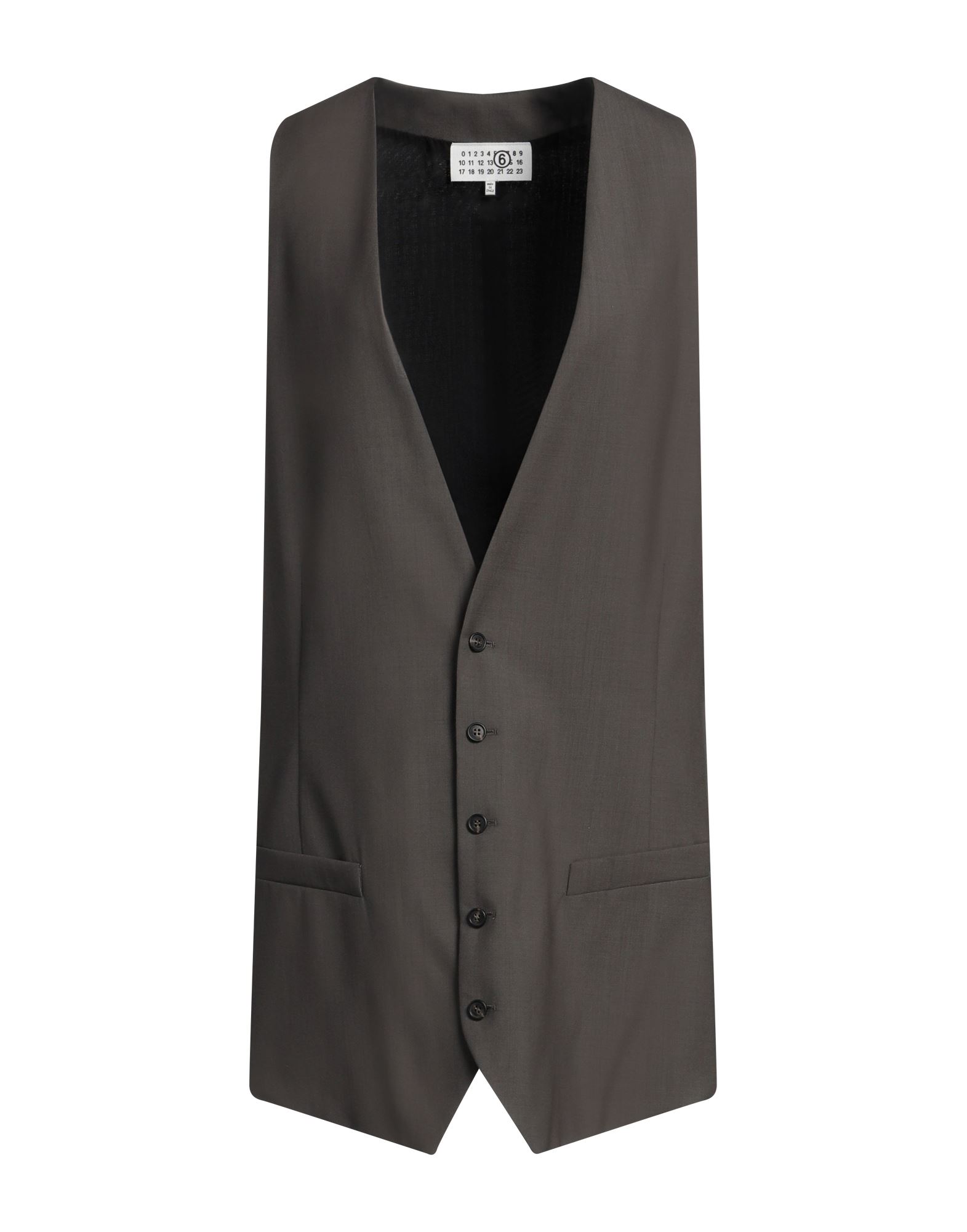 MM6 MAISON MARGIELA Couture-weste Damen Grau MM6 MAISON MARGIELA Couture-weste Damen Grau von MM6 MAISON MARGIELA