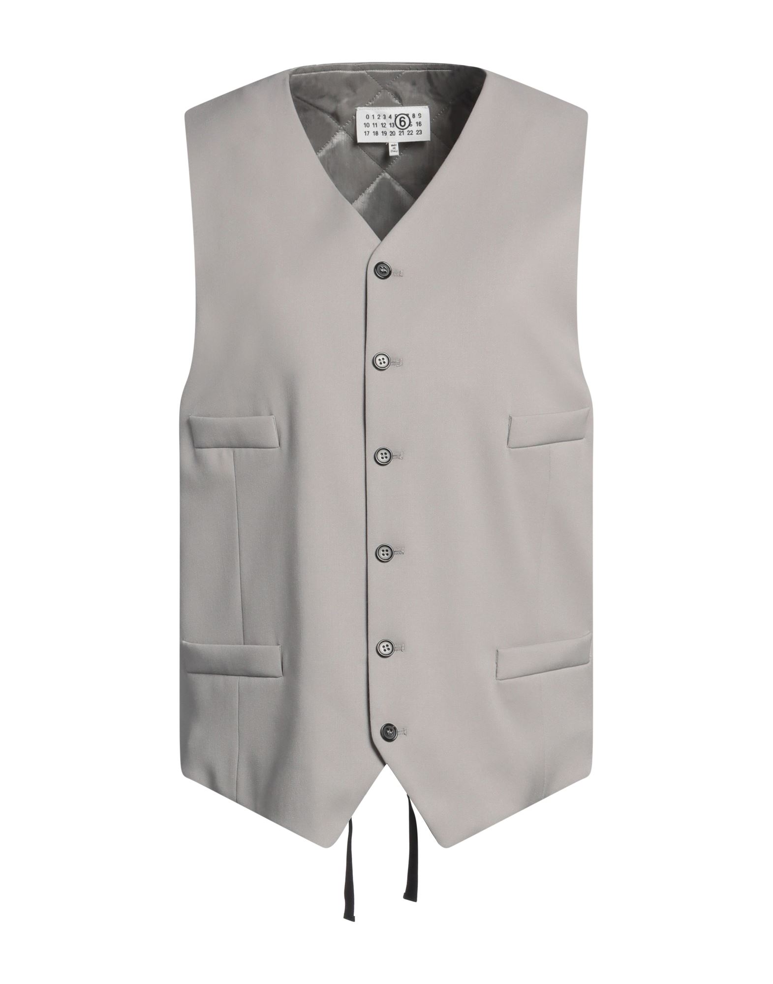 MM6 MAISON MARGIELA Couture-weste Damen Hellgrau MM6 MAISON MARGIELA Couture-weste Damen Hellgrau von MM6 MAISON MARGIELA
