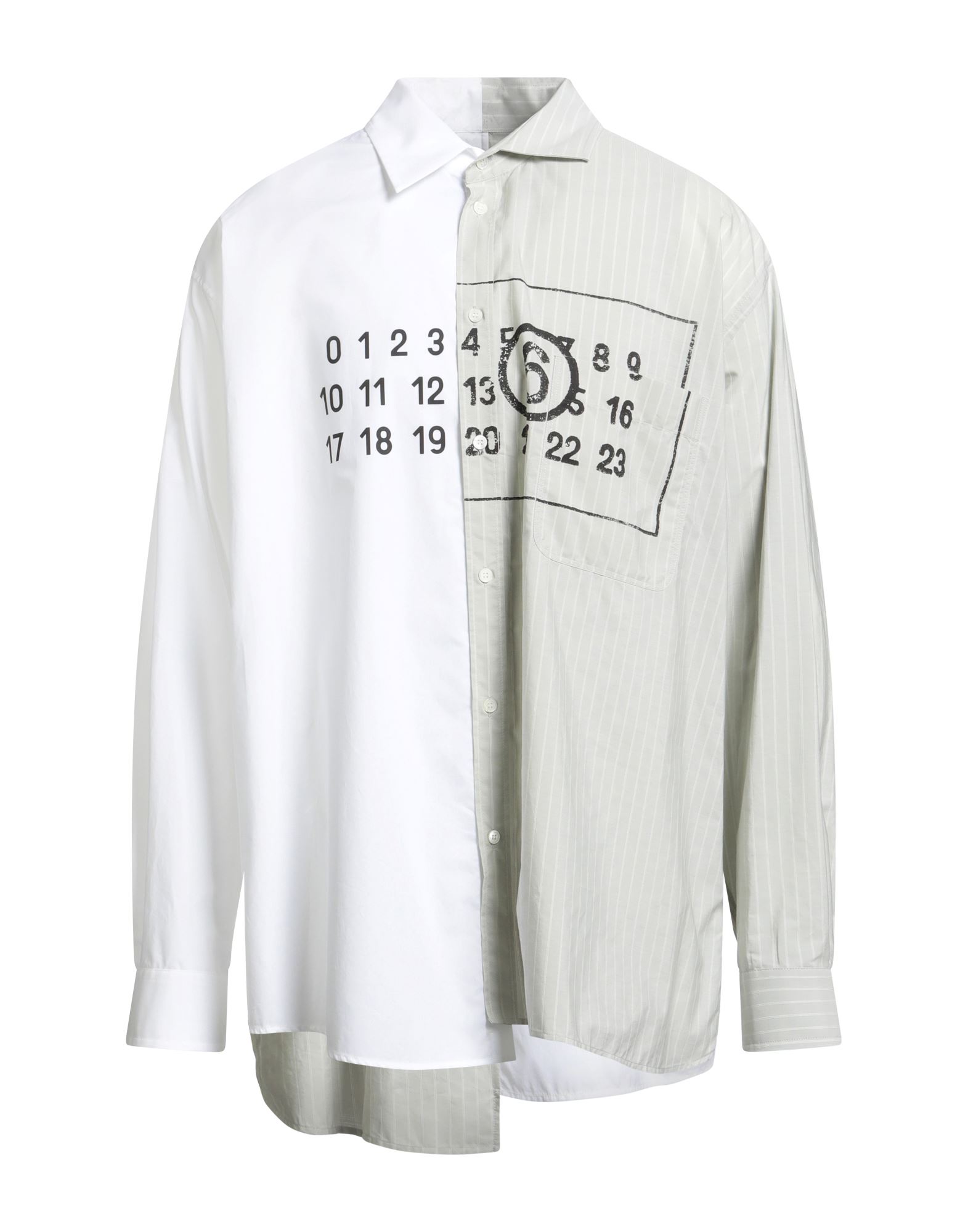 MM6 MAISON MARGIELA Hemd Herren Weiß MM6 MAISON MARGIELA Hemd Herren Weiß von MM6 MAISON MARGIELA