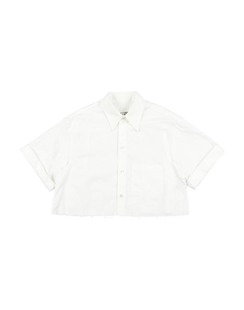 MM6 MAISON MARGIELA Hemd Kinder Weiß von MM6 MAISON MARGIELA