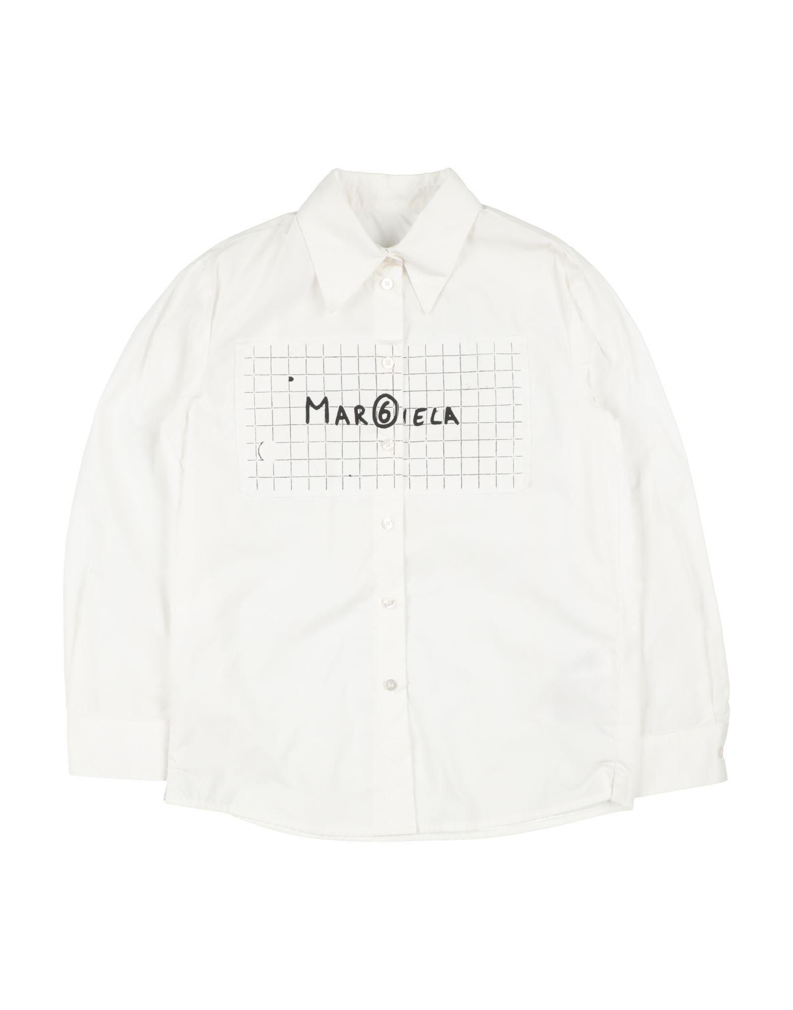 MM6 MAISON MARGIELA Hemd Kinder Weiß von MM6 MAISON MARGIELA