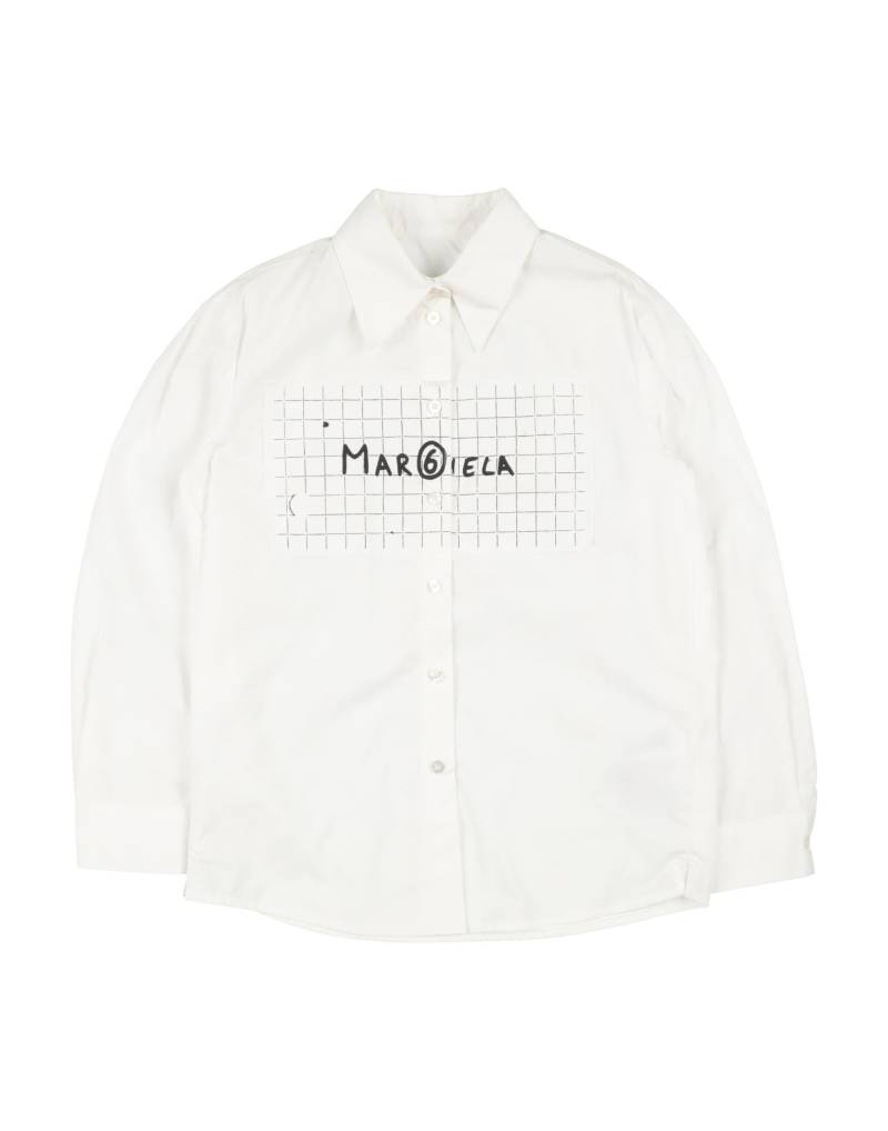 MM6 MAISON MARGIELA Hemd Kinder Weiß von MM6 MAISON MARGIELA
