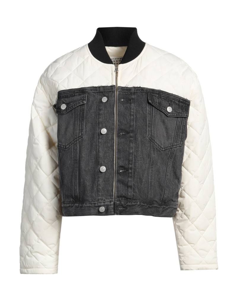 MM6 MAISON MARGIELA Jeansjacke/-mantel Damen Elfenbein von MM6 MAISON MARGIELA