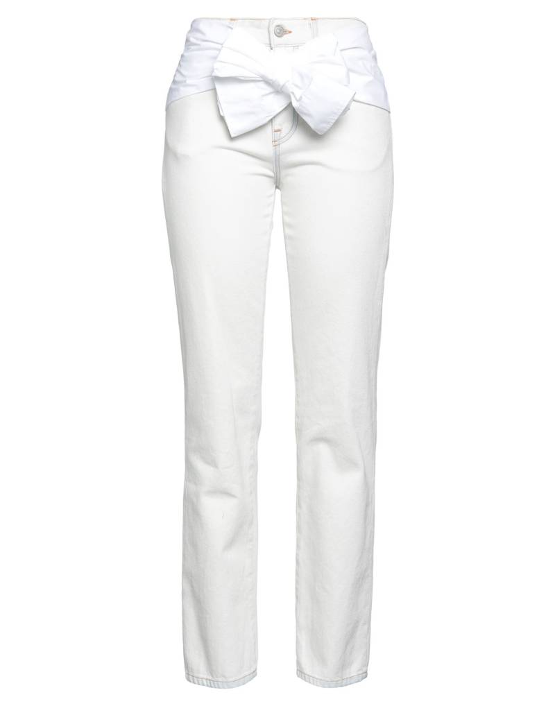 MM6 MAISON MARGIELA Jeanshose Damen Off white von MM6 MAISON MARGIELA