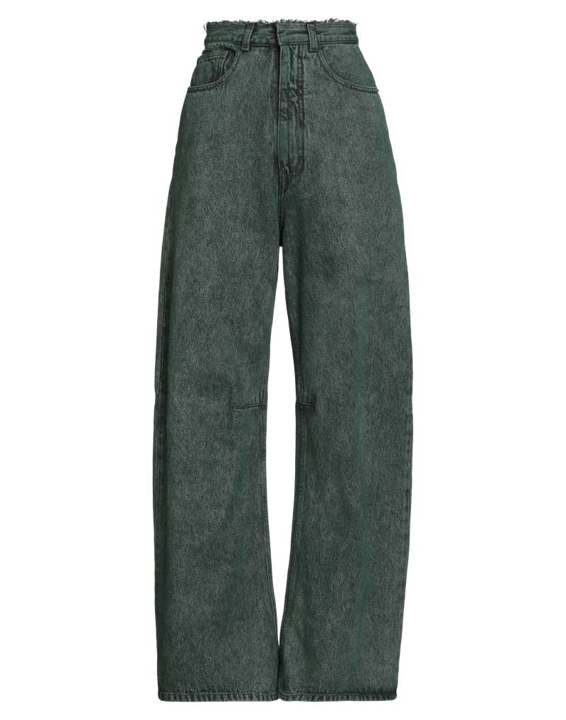 MM6 MAISON MARGIELA Jeanshose Damen Grün von MM6 MAISON MARGIELA