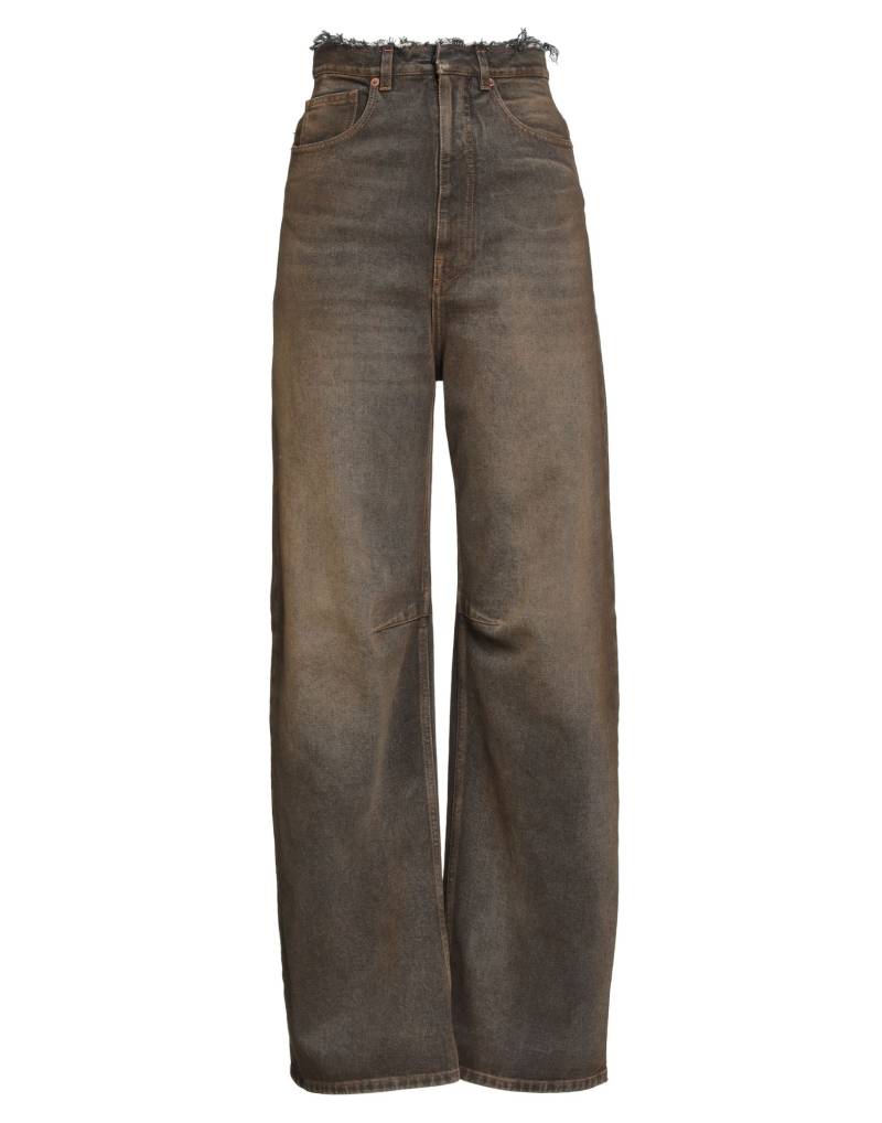 MM6 MAISON MARGIELA Jeanshose Damen Khaki von MM6 MAISON MARGIELA