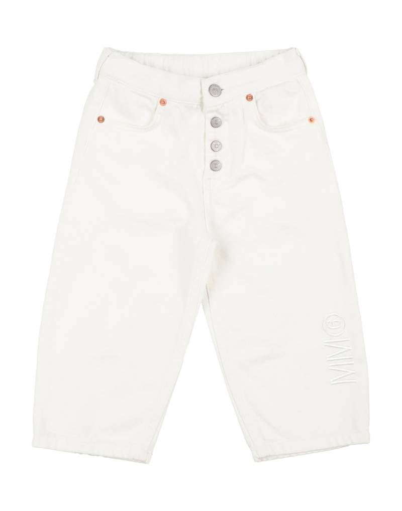 MM6 MAISON MARGIELA Jeanshose Kinder Weiß von MM6 MAISON MARGIELA