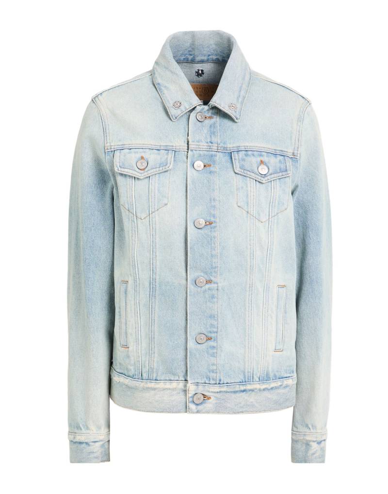 MM6 MAISON MARGIELA Jeansjacke/-mantel Damen Blau von MM6 MAISON MARGIELA