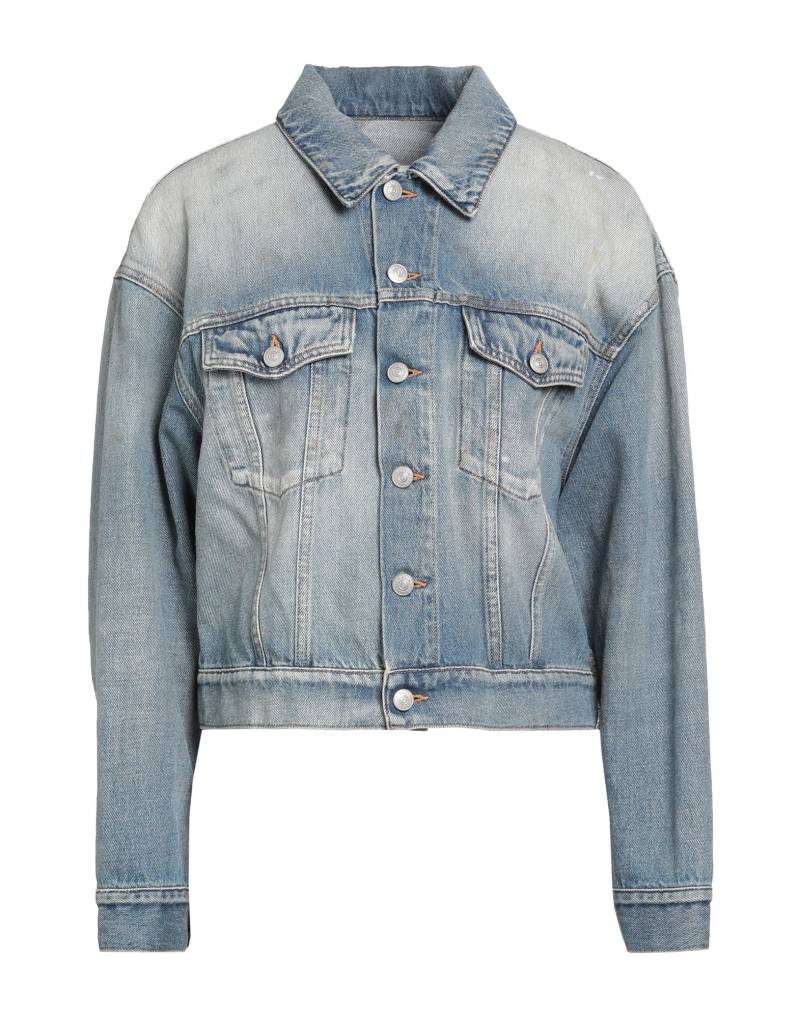 MM6 MAISON MARGIELA Jeansjacke/-mantel Damen Blau von MM6 MAISON MARGIELA