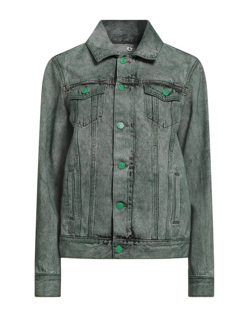 MM6 MAISON MARGIELA Jeansjacke/-mantel Damen Grün von MM6 MAISON MARGIELA