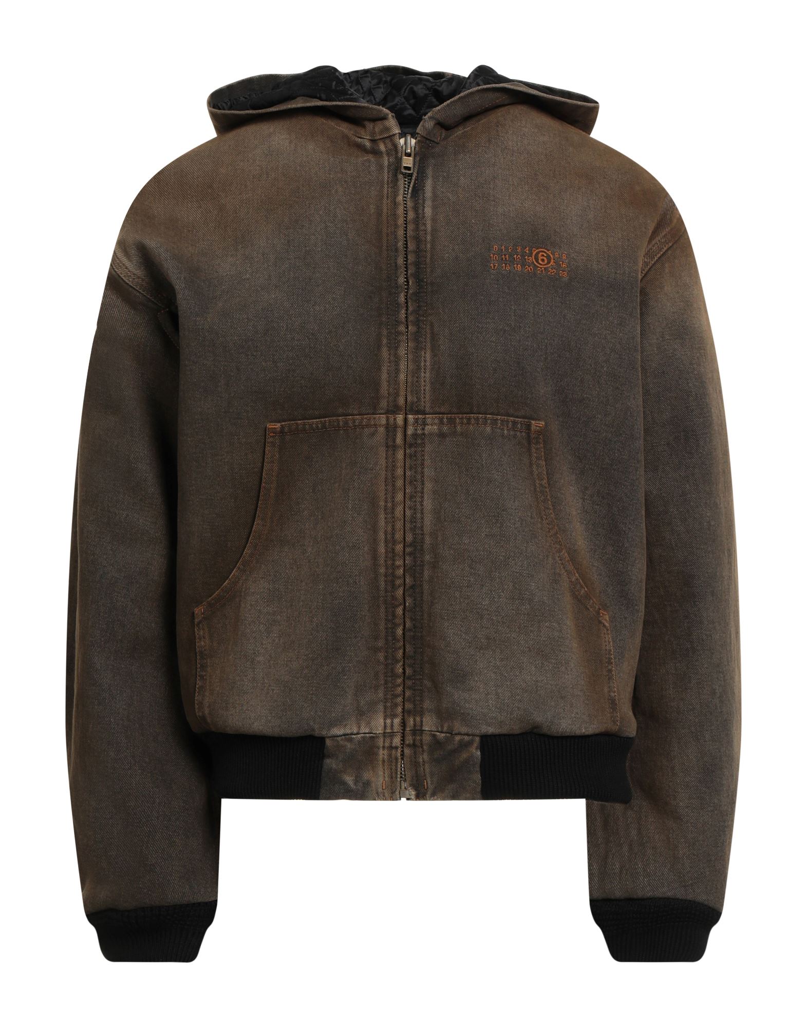 MM6 MAISON MARGIELA Jeansjacke/-mantel Damen Khaki von MM6 MAISON MARGIELA