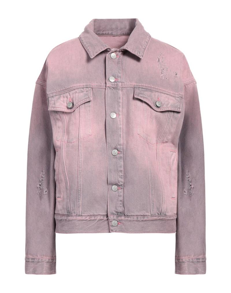 MM6 MAISON MARGIELA Jeansjacke/-mantel Damen Rosa von MM6 MAISON MARGIELA