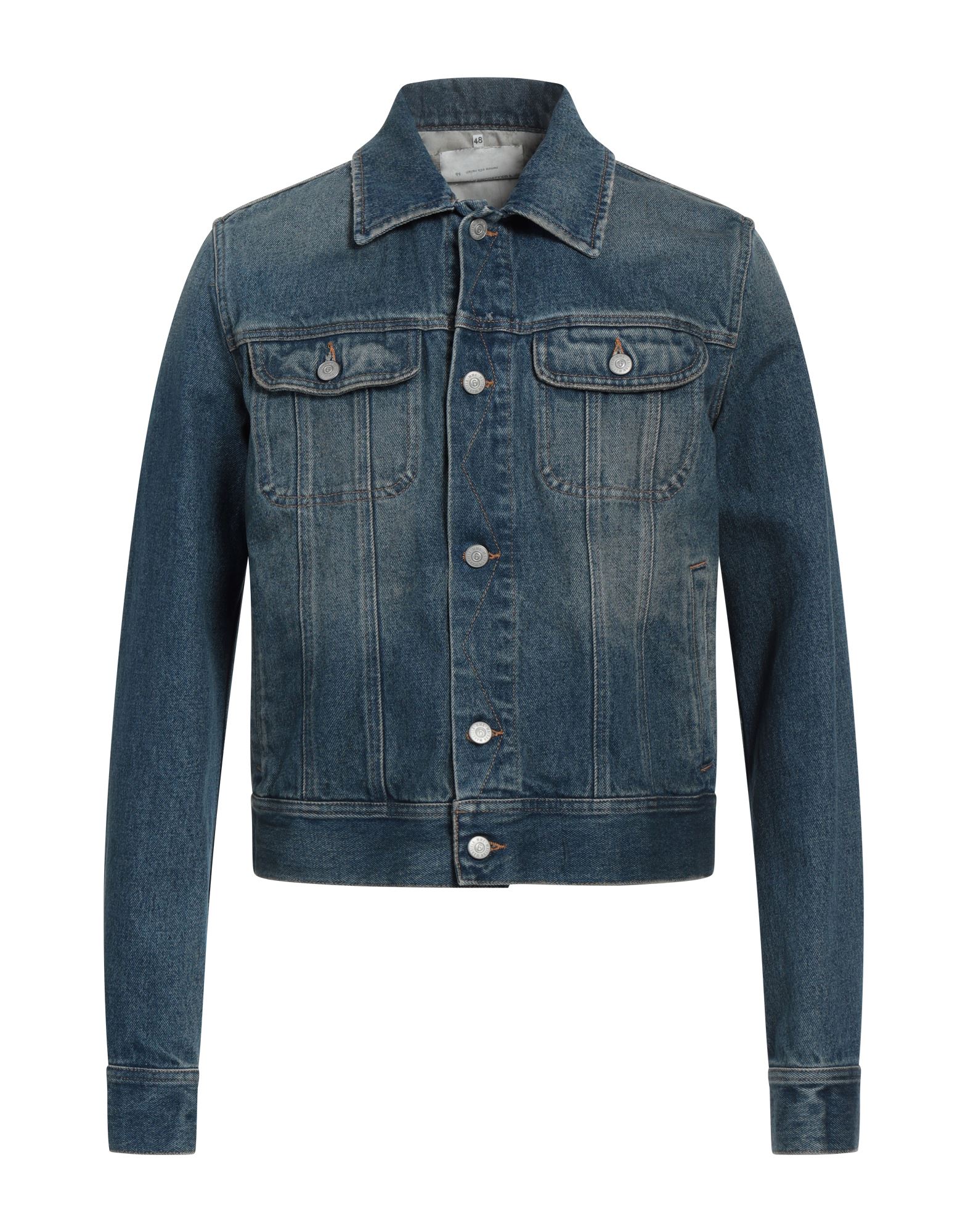 MM6 MAISON MARGIELA Jeansjacke/-mantel Herren Blau von MM6 MAISON MARGIELA