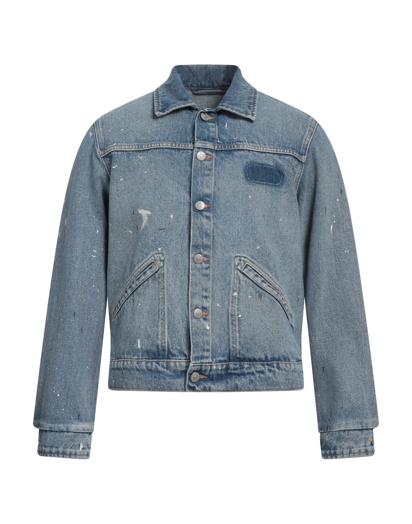MM6 MAISON MARGIELA Jeansjacke/-mantel Herren Blau MM6 MAISON MARGIELA Jeansjacke/-mantel Herren Blau von MM6 MAISON MARGIELA