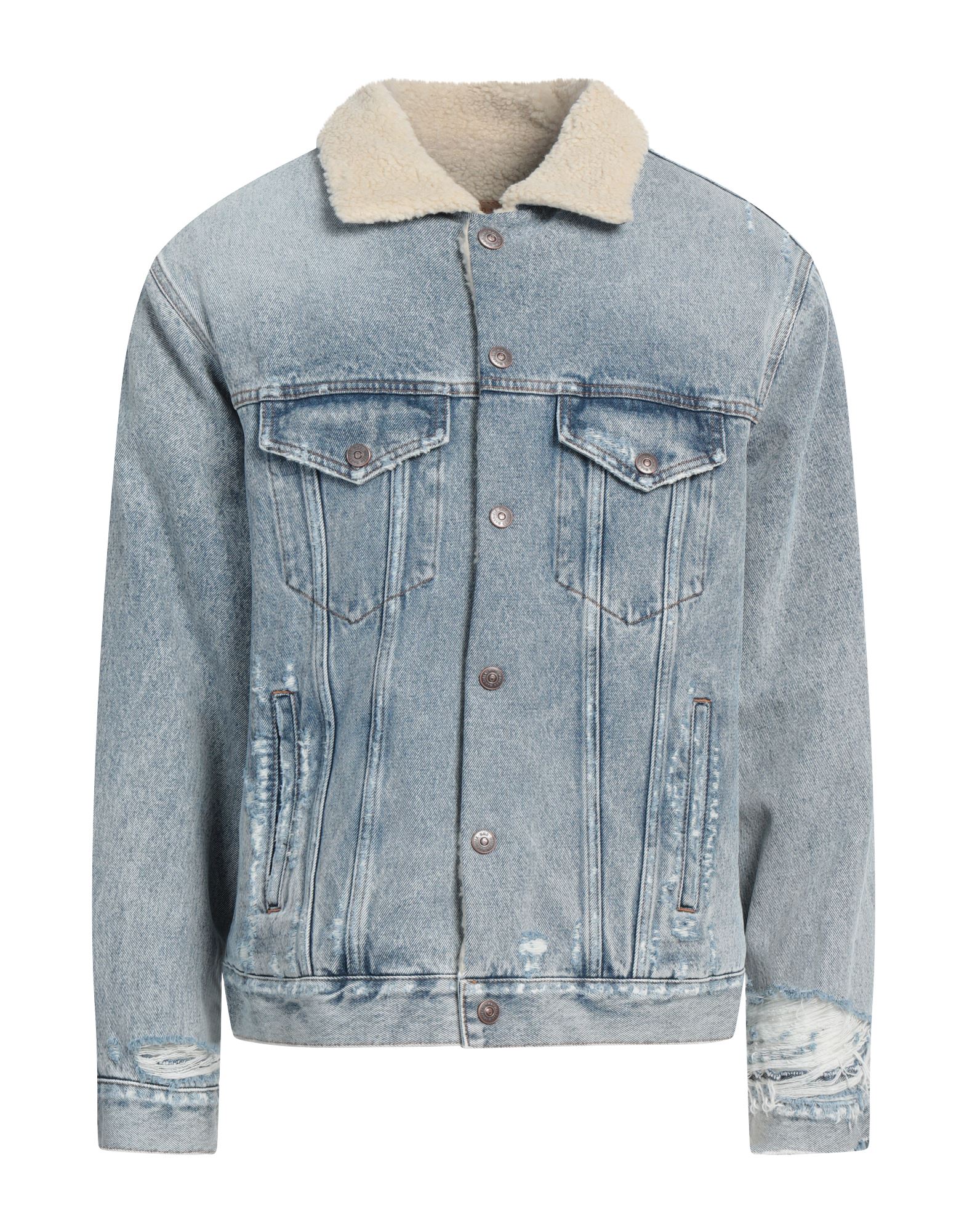 MM6 MAISON MARGIELA Jeansjacke/-mantel Herren Blau von MM6 MAISON MARGIELA
